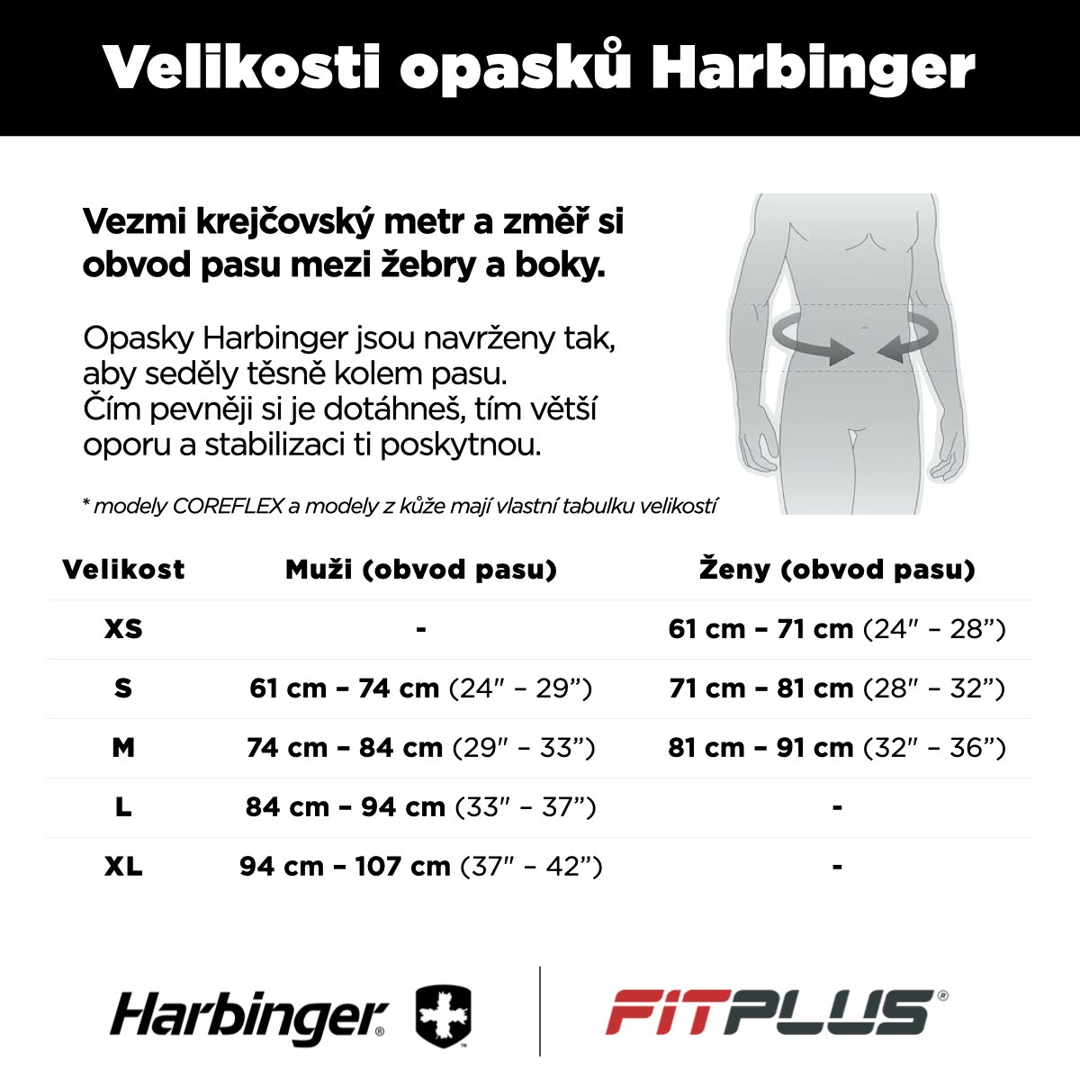 harbinger opasky velikost